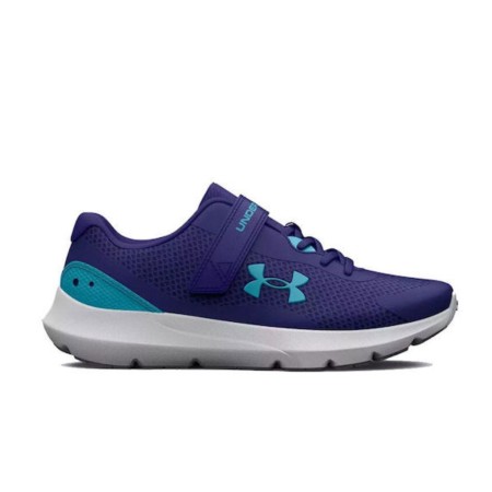 Under Armour Surge 3 Αθλητικά Παιδικά Παπούτσια Running με Σκρατς Μπλε 3024990-501